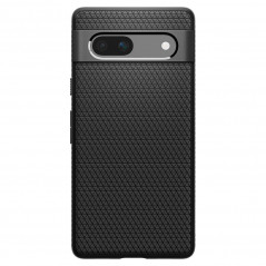 Google Pixel 7a Hülle Spigen  Liquid Air Matt Schwarz