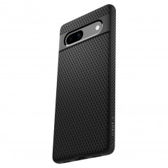 Google Pixel 7a Hülle Spigen  Liquid Air Matt Schwarz