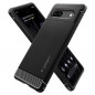 Google Pixel 7a Hülle Spigen Armor Kohlenstoff-Faser, Elegant  Schwarz