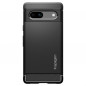 Google Pixel 7a Hülle Spigen Armor Kohlenstoff-Faser, Elegant  Schwarz