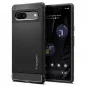 Google Pixel 7a Hülle Spigen Rugged Armor Kohlenstoff-Faser, Elegant  Matt Schwarz
