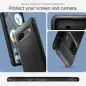 Google Pixel 7a Hülle Spigen Armor Kohlenstoff-Faser, Elegant  Schwarz