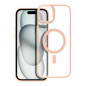 Apple iPhone 15 Plus Hülle Matte Mag Cove MagSAFE  Rosa