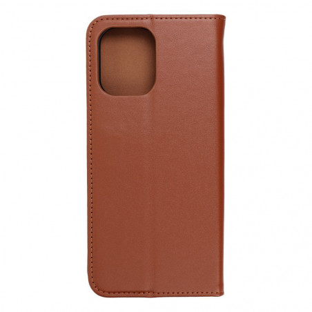 XIAOMI Redmi 12 Book Handytaschen Leather case SMART PRO Elegant  Braun