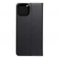 Apple iPhone 15 Book Handytaschen LUNA Book Gold Elegant  Schwarz