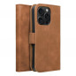 Apple iPhone 15 Pro Book Handytaschen TENDER Book Braun