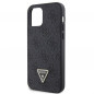 Apple iPhone 12 Pro Hülle Guess Metal Logo Starss Crossbody Elegant  Schwarz