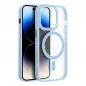 Apple iPhone 15 Pro Hülle Matte Mag Cove MagSAFE  Blau