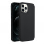 Apple iPhone 12 Pro Max Hülle Leather Mag Cover Elegant  MagSAFE  Schwarz