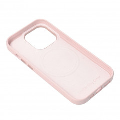 Apple iPhone 12 Pro Max Hülle Leather Mag Cover Elegant  MagSAFE  Sandrosa