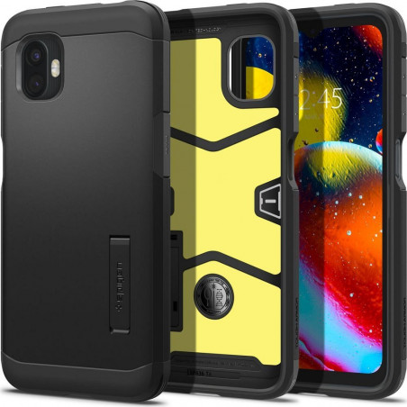 Samsung Galaxy Xcover 6 Pro 5G Hülle Spigen Armor Schwarz