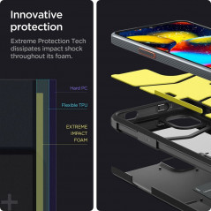 Samsung Galaxy Xcover 6 Pro 5G Hülle Spigen Armor Schwarz