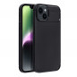 Apple iPhone 14 Hülle Carbon premium Elegant  Schwarz