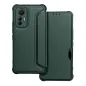 XIAOMI 12 Lite Book Handytaschen Razor Book Kohlenstoff-Faser, Kohlenstoffmuster  Dunkelgrün