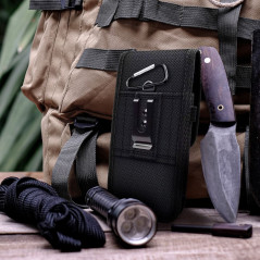 Apple iPhone 11 Universaletui, Flip Handytaschen Vertical Belt Holster OXFORD Schwarz