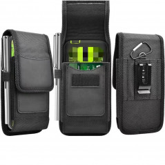 Apple iPhone 11 Pro Universaletui, Flip Handytaschen Vertical Belt Holster OXFORD Schwarz
