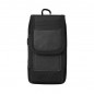 Apple iPhone 12 Pro Universaletui, Flip Handytaschen Vertical Belt Holster OXFORD Schwarz
