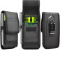 Apple iPhone 13 Universaletui, Flip Handytaschen Vertical Belt Holster OXFORD Schwarz