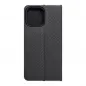 Apple iPhone 14 Pro Max Book Handytaschen LUNA Book Carbon Kohlenstoff-Faser, Elegant  Schwarz