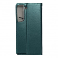 Samsung Galaxy S22 Book Handytaschen Smart Magneto book Dunkelgrün