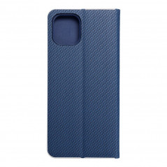 Samsung Galaxy A03 Book Handytaschen LUNA Book Carbon Kohlenstoff-Faser, Elegant  Blau