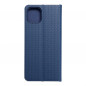 Samsung Galaxy A03 Book Handytaschen LUNA Book Carbon Kohlenstoff-Faser, Elegant  Blau