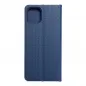 Samsung Galaxy A03 Book Handytaschen LUNA Book Carbon Kohlenstoff-Faser, Elegant  Blau