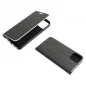 XIAOMI Redmi Note 11 Book Handytaschen LUNA Book Carbon Kohlenstoff-Faser, Elegant  Schwarz