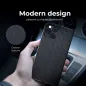 XIAOMI Redmi Note 11 Book Handytaschen LUNA Book Carbon Kohlenstoff-Faser, Elegant  Schwarz
