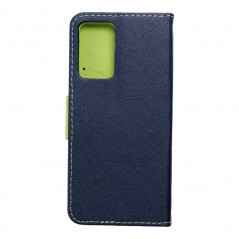 Oppo Reno7 5G Book Handytaschen Fancy Book Marine / Limette