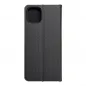 Samsung Galaxy A03 Book Handytaschen LUNA Book Carbon Kohlenstoff-Faser, Elegant  Schwarz