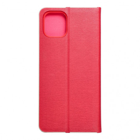 Samsung Galaxy A03 Book Handytaschen LUNA Book Gold Elegant  Rot