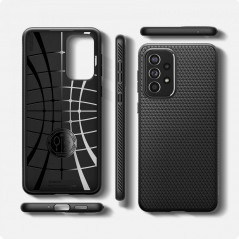 Samsung Galaxy A33 Hülle Spigen  Liquid Air Matt Schwarz