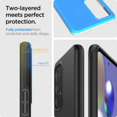 Samsung Galaxy A53 5G Hülle Spigen Thin Fit Matt Schwarz
