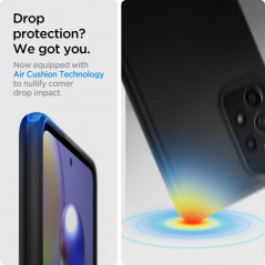 Samsung Galaxy A53 5G Hülle Spigen Thin Fit Matt Schwarz