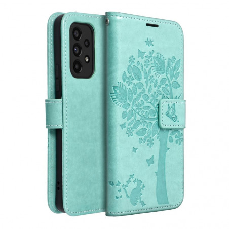 Samsung Galaxy A53 5G Book Handytaschen MEZZO Book Baum  Grün