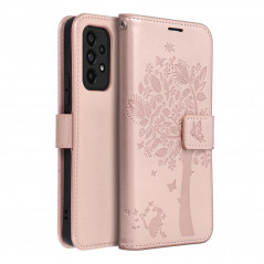 Samsung Galaxy A53 5G Book Handytaschen MEZZO Book Baum  Roségold