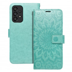 Samsung Galaxy A33 Book Handytaschen MEZZO Book Mandala  Grün