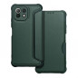 XIAOMI Mi 11 Lite 5G NE Book Handytaschen Razor Book Kohlenstoff-Faser, Kohlenstoffmuster  Dunkelgrün