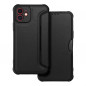 Apple iPhone 12 Book Handytaschen Razor Book Kohlenstoff-Faser, Kohlenstoffmuster  Schwarz