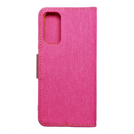 XIAOMI Redmi Note 11 Book Handytaschen CANVAS Book Rosa