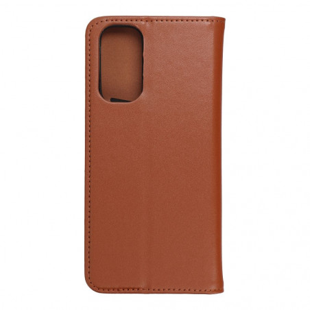 XIAOMI Redmi Note 11S Book Handytaschen Leather case SMART PRO Elegant  Braun