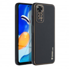 XIAOMI Redmi Note 11 Hülle Leather Schwarz