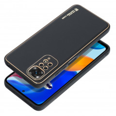 XIAOMI Redmi Note 11 Hülle Leather Schwarz
