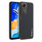 XIAOMI Redmi Note 11S Hülle Leather Schwarz