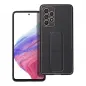 Samsung Galaxy A53 5G Hülle LEATHER Case Kickstand Schwarz