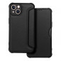 Apple iPhone 13 Book Handytaschen Razor Book Kohlenstoff-Faser, Kohlenstoffmuster  Schwarz