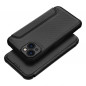 Apple iPhone 13 Book Handytaschen Razor Book Kohlenstoff-Faser, Kohlenstoffmuster  Schwarz