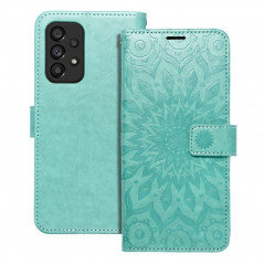 Samsung Galaxy A53 5G Book Handytaschen MEZZO Book Mandala  Grün