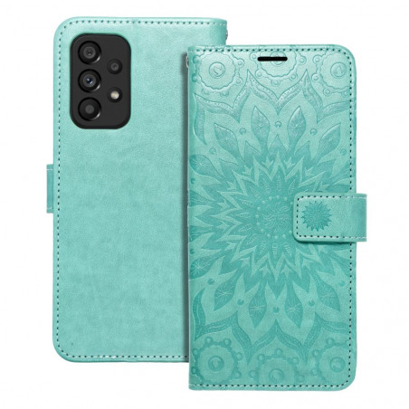 Samsung Galaxy A53 5G Book Handytaschen MEZZO Book Mandala  Grün